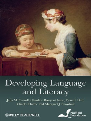 cover image of Developing Language and Literacy